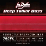 La Bella Light Deep Talkin' Bass Flats 45-105