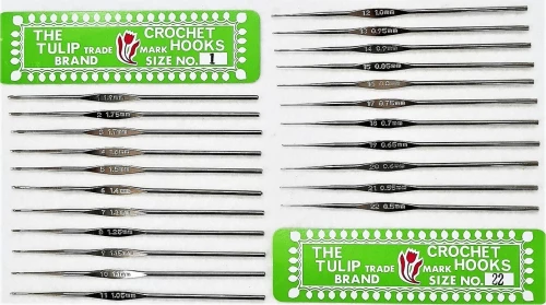 Βελονάκια Πλεξίματος Tulip Ιαπωνίας No 20 - 0,60mm VTI-0020