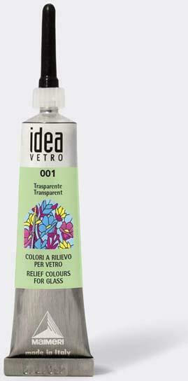 ΧΡΩΜΑ ΓΙΑ ΓΥΑΛΙ ΚΑΙ ΔΙΑΚΟΣΜΗΣΗ IDEA IVR TRANSPARENT 20ML 5302001