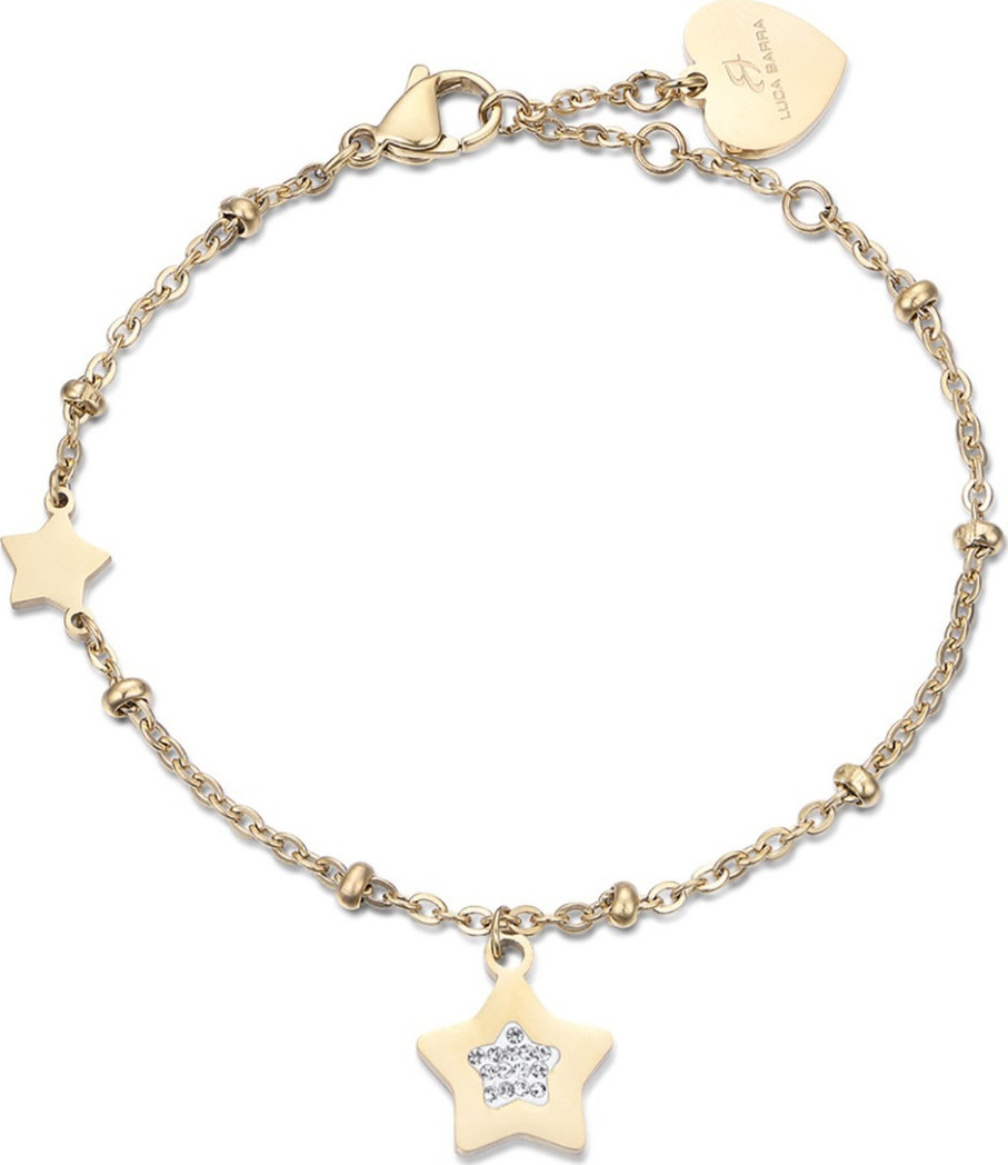 Luca Barra Γυναικείο Βραχιόλι από Ατσάλι Επιχρυσωμένο