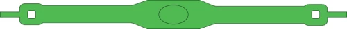 Shoeps Elastic Laces Green