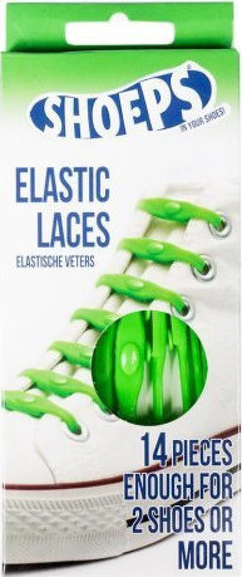 Shoeps Elastic Laces Green