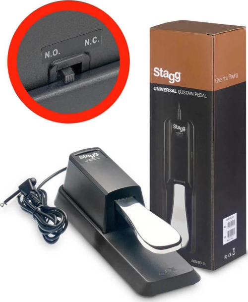 Stagg Susped 10 Sustain Pedal Με Καλώδιο