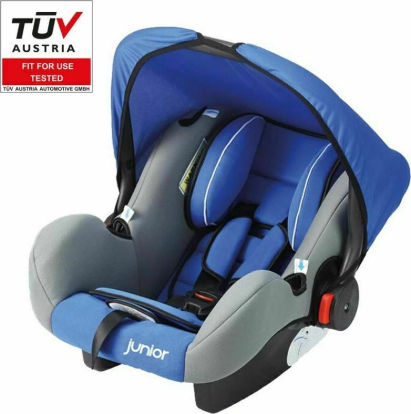 Παιδικό κάθισμα αυτοκινήτου με χερούλι Junior - Bambini - μπλε χρώμα