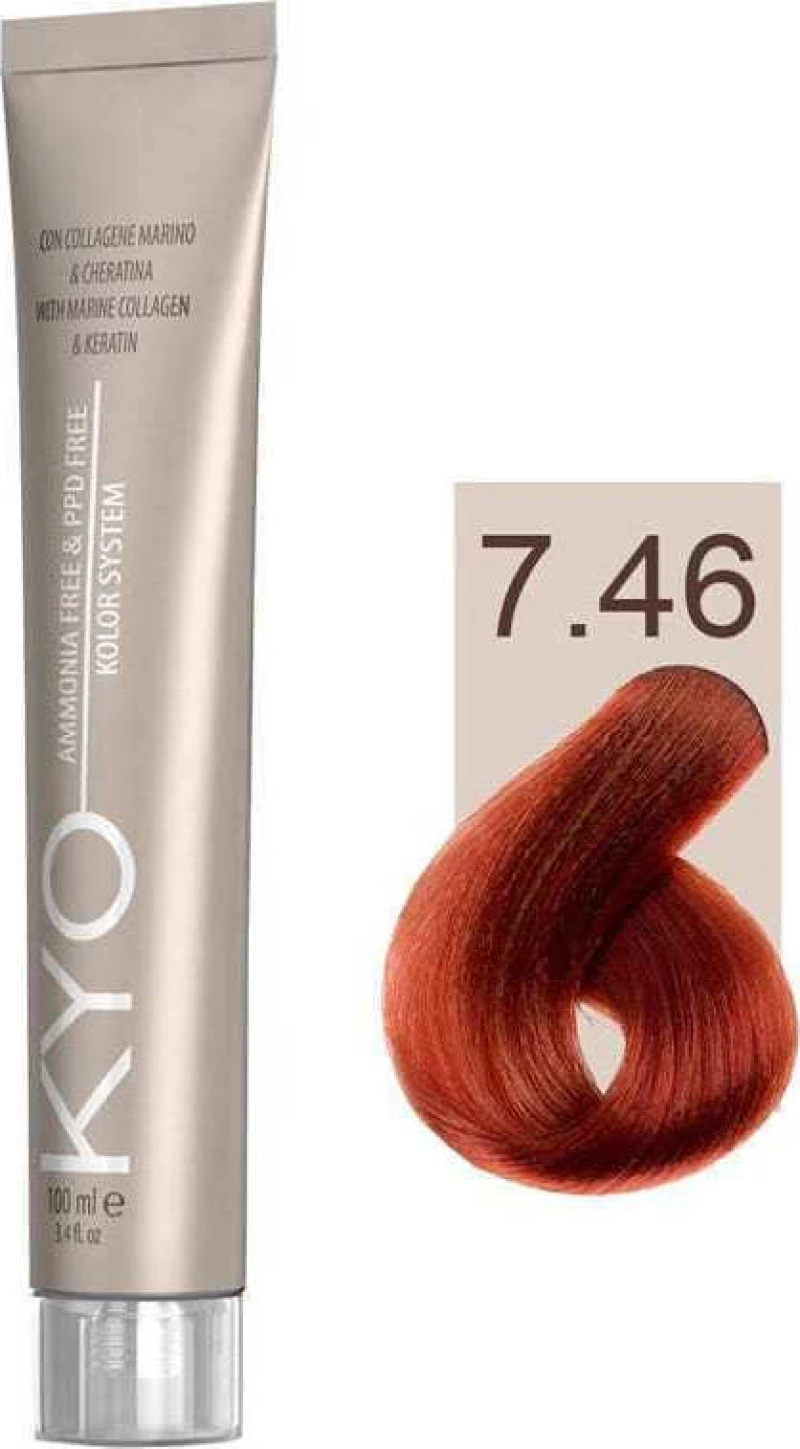 KYO Ammonia Free & PPD Free 7.46 Ξανθό Χάλκινο Κόκκινο