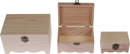 Κουτιά ξύλινα σετ 3 τεμαχίων