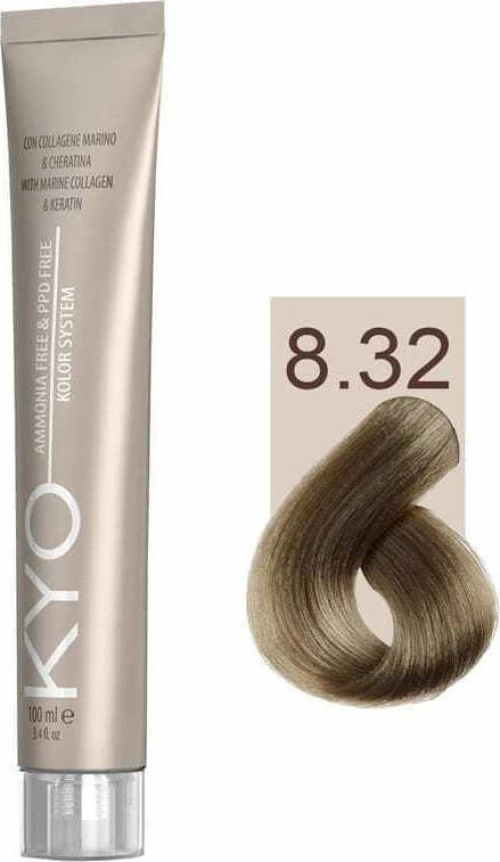 KYO Ammonia Free & PPD Free 8.32 Ξανθό Ανοιχτό Μπεζ