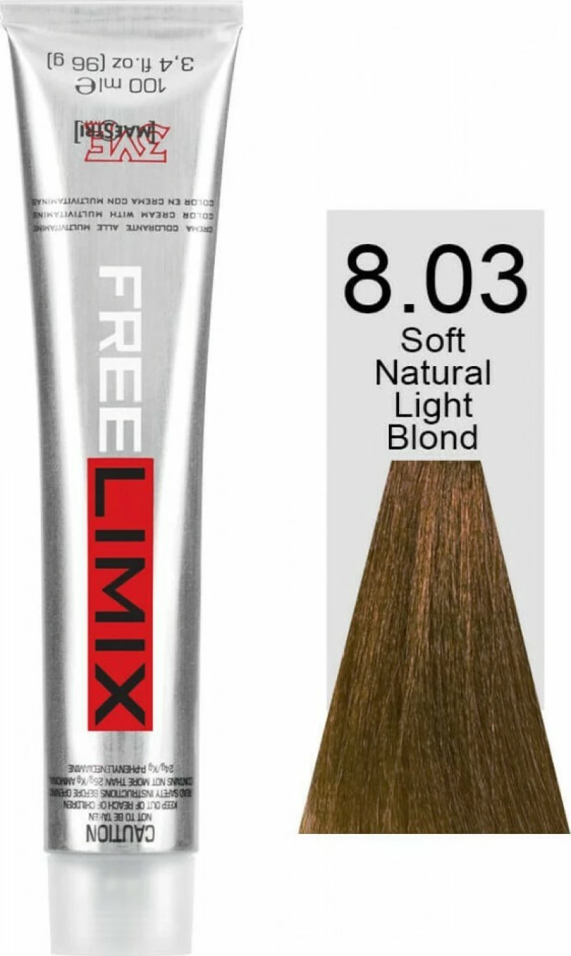 Freelimix Permanent Color 8.03 Ξανθό Ανοιχτό Απαλό Φυσικό 100ml