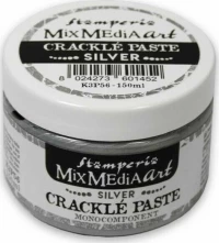 Πάστα κρακελέ, Silver 150 ml, Stamperia
