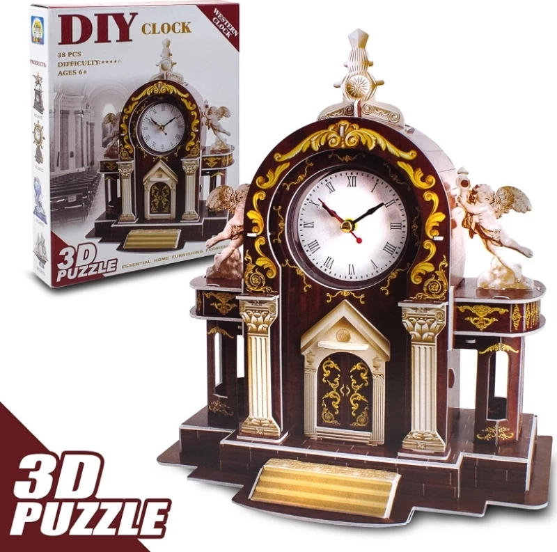 Puzzle Ρολόι Είσοδος Σπιτιού 3D 38pcs