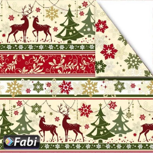 Fabi Χαρτόνι Σχεδίου Xmas Barock 50x70cm