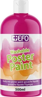 +Efo Τέμπερα Poster Paint 500ml Ματζέντα