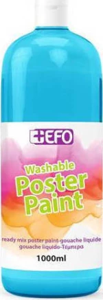 +Efo Τέμπερα Poster Paint 1000ml Γαλάζιο