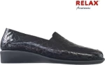 Relax anatomic 3216 Μαύρα Γυναικεία Μοκασίνια