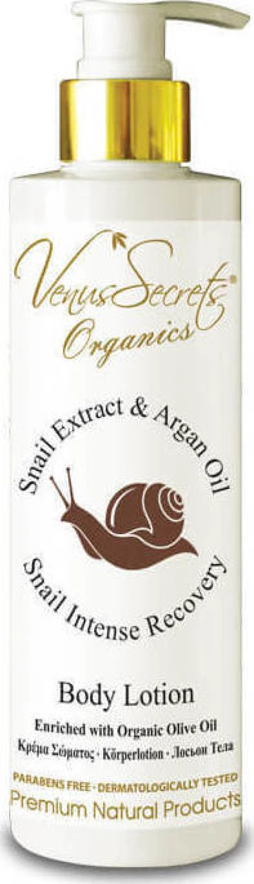 Venus Secrets Snail Body Care Snail Extract & Argan Oil 250ml