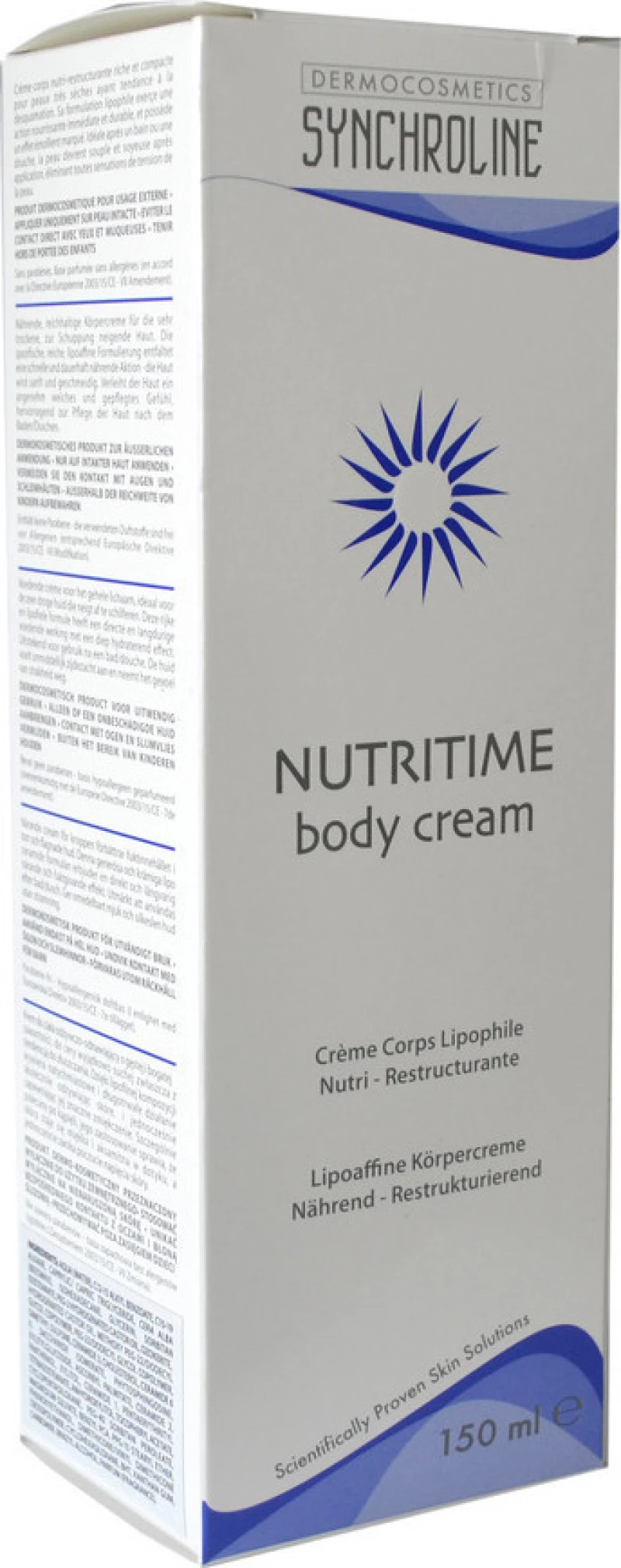 Synchroline Nutritime body cream 150ml