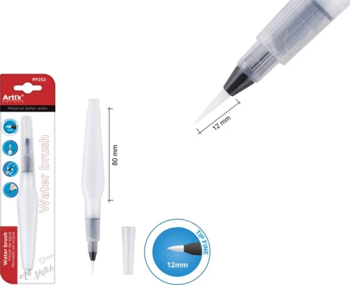 Πινέλο με δοχείο Artix 12mm