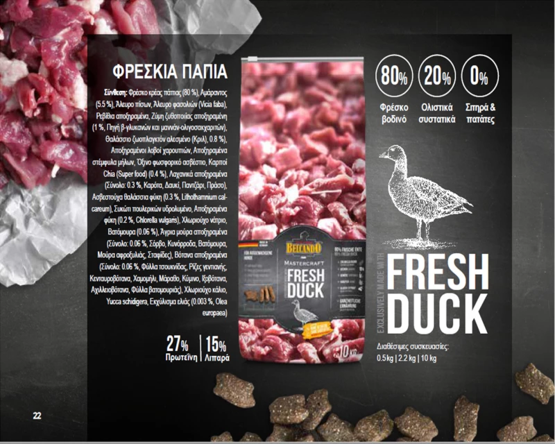 Belcando Mastercraft Fresh Duck 10kg