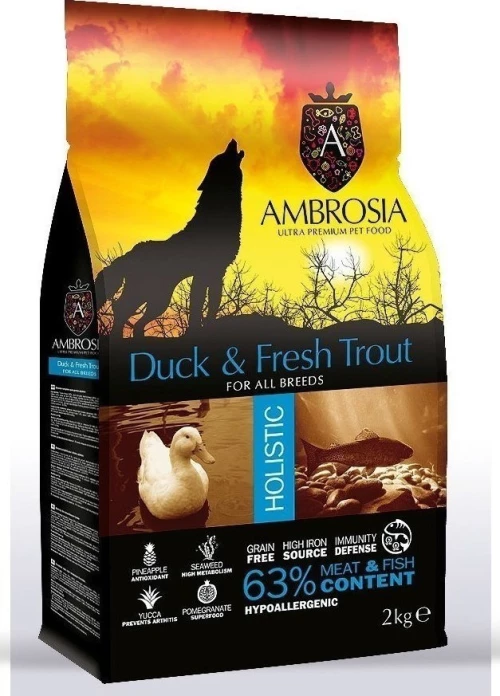 Ambrosia Duck & Fresh Trout 2kg
