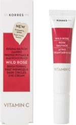 Korres Wild Rose Brightening First Wrinkles & Dark Circles Eye Cream Vitamin C 15ml
