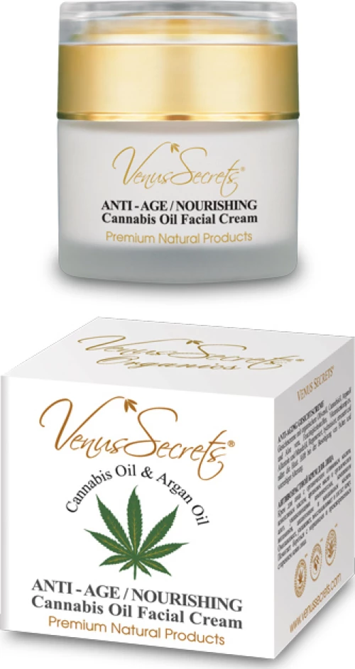 Venus Secrets Anti-Age Nourishing Cannabis Oil Facial Cream 50ml