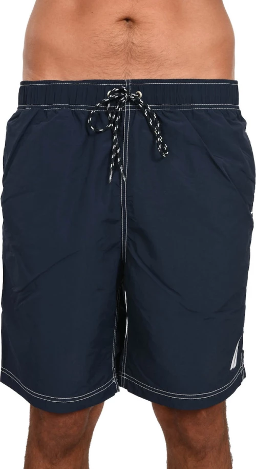 Nautica Big Size Μπλε Navy Μαγιό Βερμούδα, Quick Dry, T71053 4Nb Navy Anchor