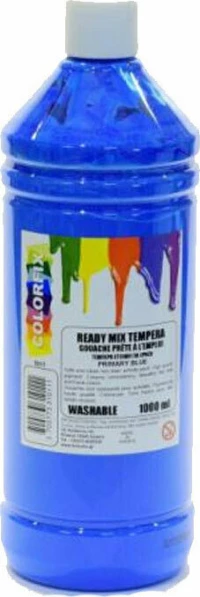 Colorfix Ready Mix Tempera 1000ml Primary Blue
