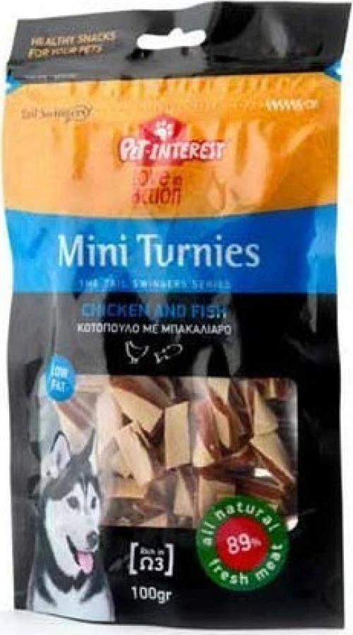 Naturest Mini Turnies Κοτόπουλο & Ψάρι 100gr