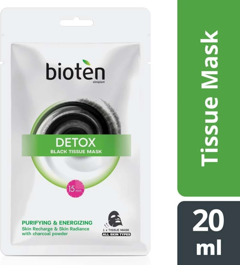 Bioten Detox Black Tissue Mask 20ml