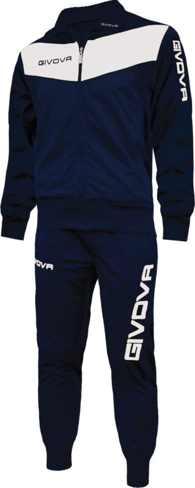 Givova Tuta Visa Football Set Tr018-0403 Blu/White