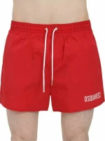 Dsquared2 Ανδρικό Μαγιό Βερμούδα Icon Κόκκινο-Λευκό