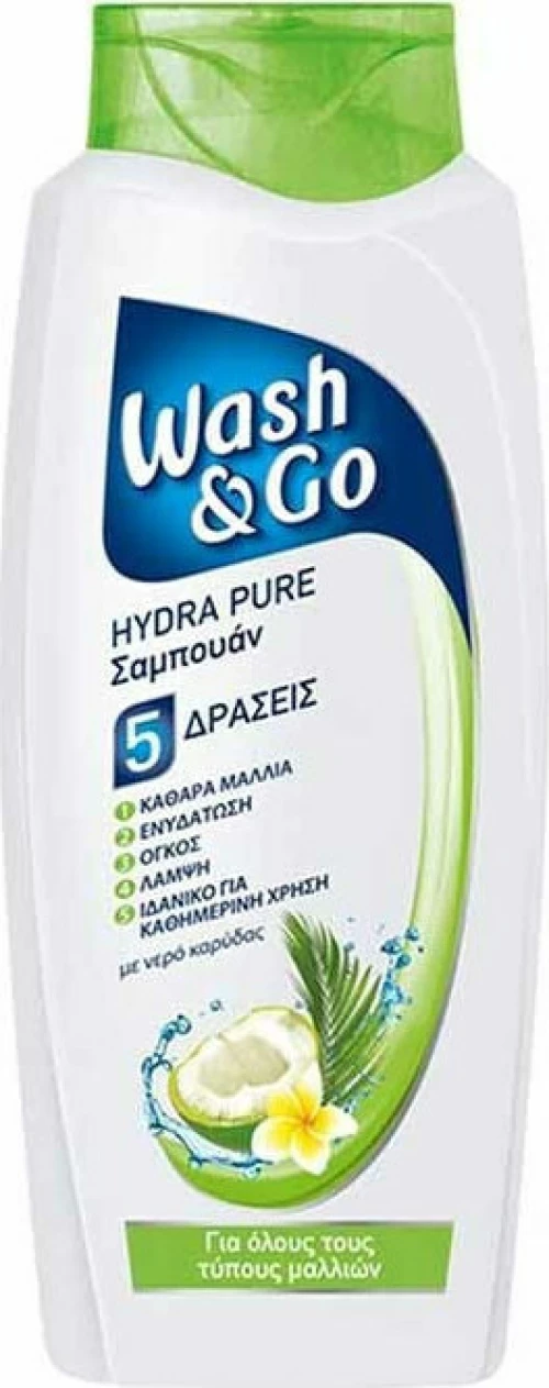 Wash & Go Hydra Pure Shampoo 700ml