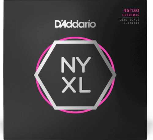 Daddario NYXL Bass 5-String Regular Light/Long Scale 45-130