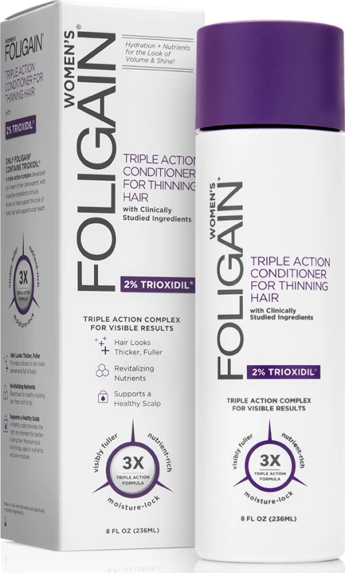 Foligain Women's Triple Action Conditioner 236ml
