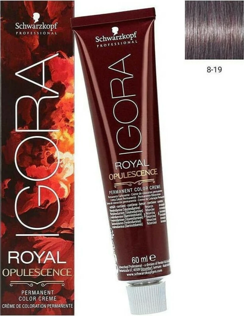 Schwarzkopf Igora Royal Opulescence 8-19 Ξανθό Ανοιχτό Σαντρέ Βιολέ 60ml