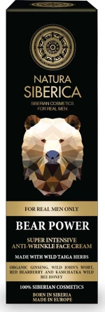 Natura Siberica Men Bear Power Super Intensive Anti-Wrinkle Face Cream 50ml