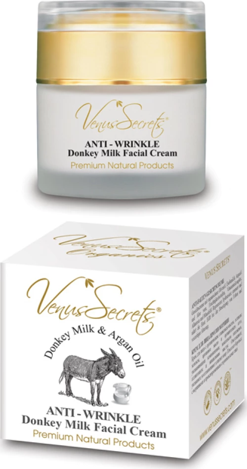 Venus Secrets Anti-Wrinkle Donkey Milk Facial Cream 50ml