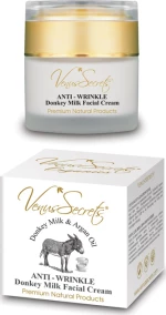 Venus Secrets Anti-Wrinkle Donkey Milk Facial Cream 50ml