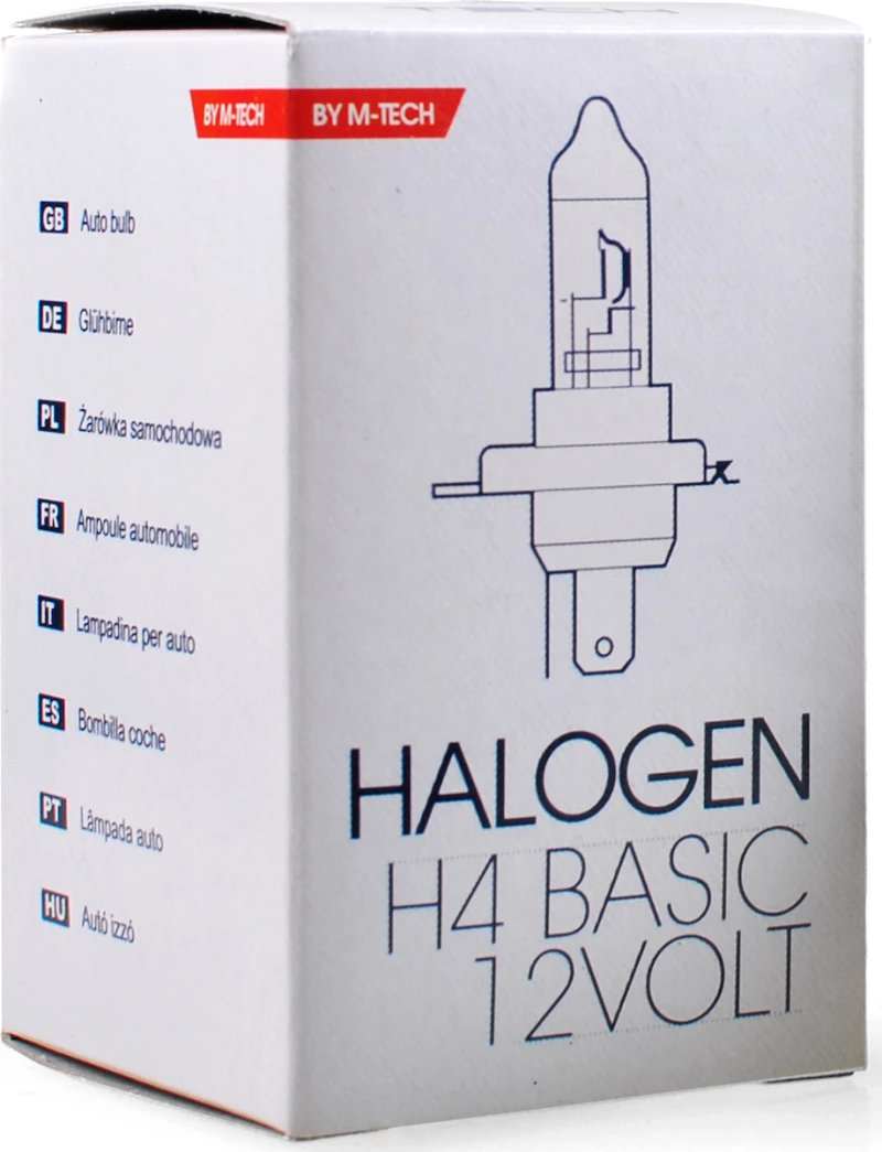 M-Tech H4 Basic Halogen 12V 1τμχ
