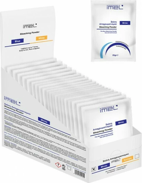 Imel Σκόνη Αποχρωματισμού Blue 20x25gr