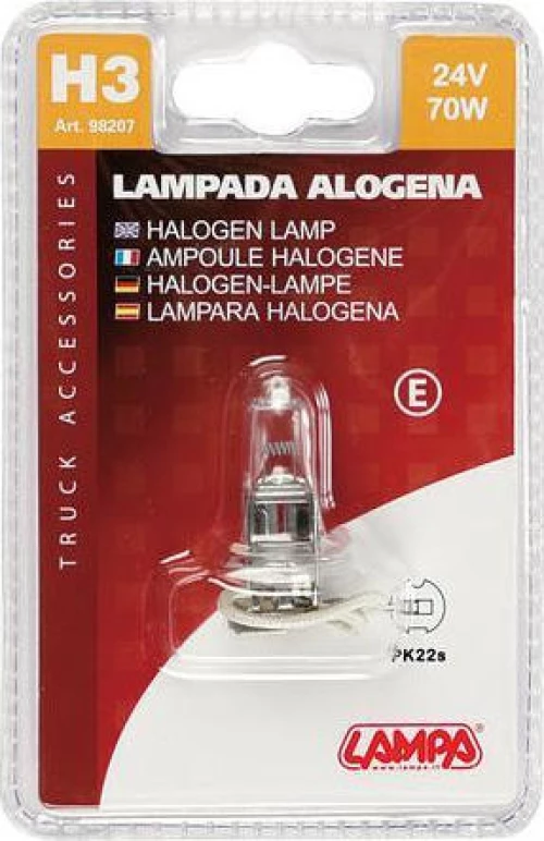 Lampa H3 Halogen 24V 1τμχ