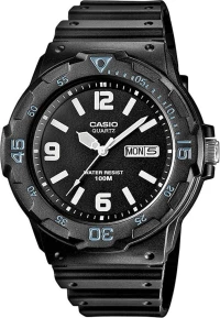 Casio Standard Black Rubber Strap MRW-200H-1B2VEF