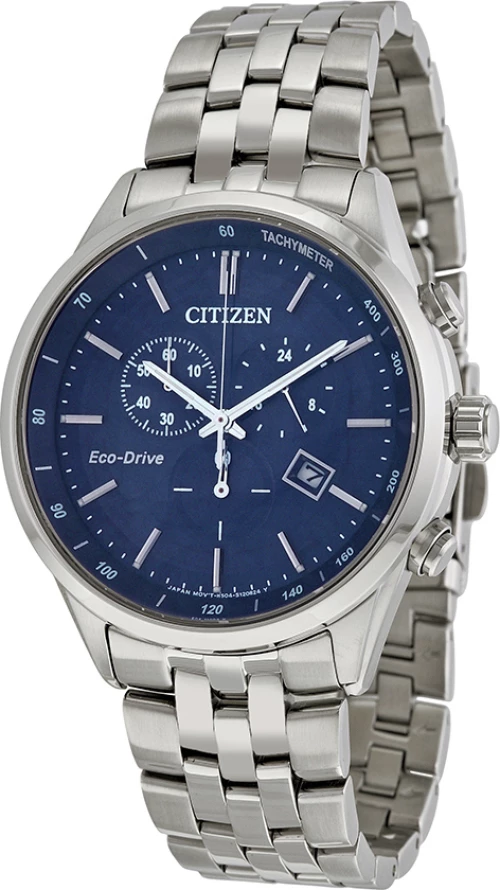 Citizen Ρολόι Eco-drive Χρονογράφος με Μεταλλικό Μπρασελέ σε Ασημί χρώμα