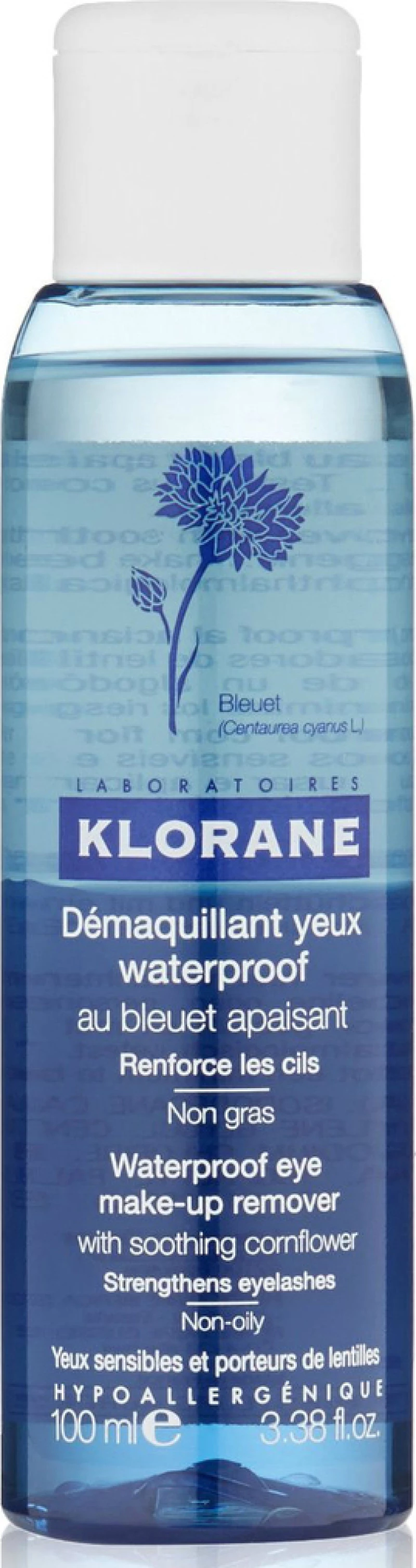 Klorane Waterproof Eye Make Up Remover 100ml