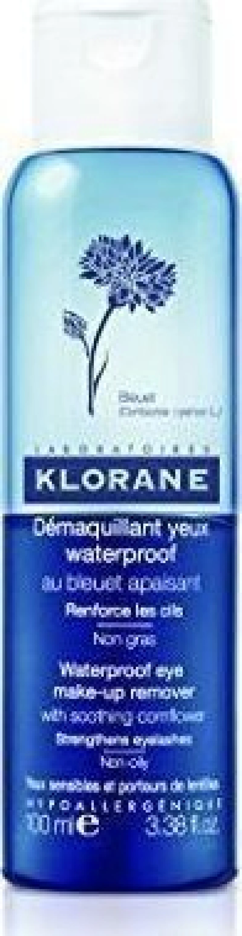 Klorane Waterproof Eye Make Up Remover 100ml