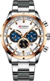 CURREN 8355 Two tone Chronograph