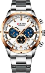CURREN 8355 Two tone Chronograph