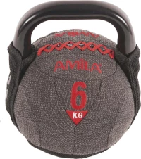 Kettlebell με επένδυση βινυλίου 6kg / Γκρίζο - 6 kg / EL-90613_1_54