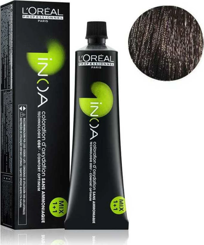 L'Oreal Inoa 4 Καστανό 60gr