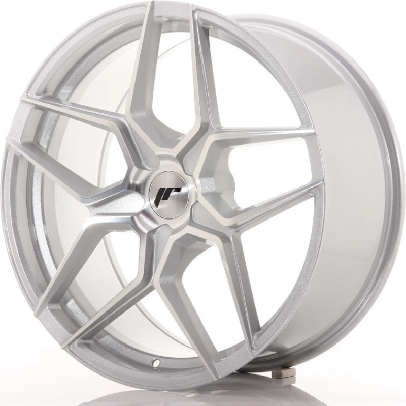 Japan Racing Wheels JR34 20x9 ET20-40 Blank Silver Machined Face